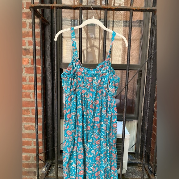 NATURAL LIFE Dresses & Skirts - brand new (with tags) never worn pretty blue boho maxi dress with flowers